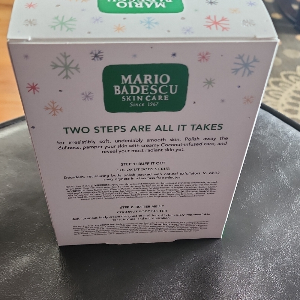 Mario Badescu Coconut Body Duo – Scrub & Body Butter Set 🥥✨ - Picture 2 of 3